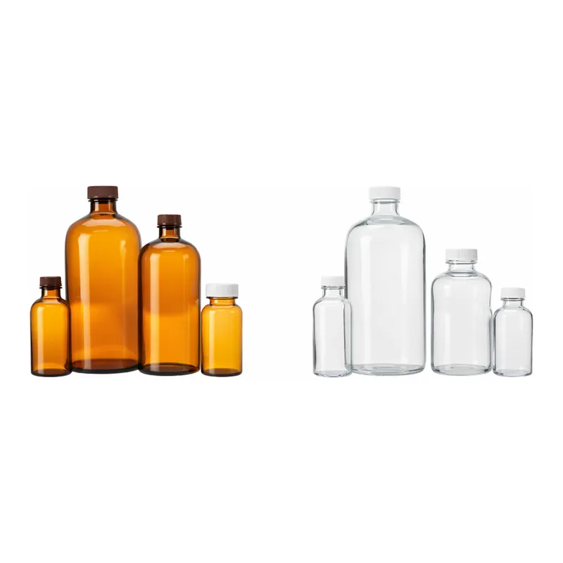 Merck Wheaton narrow mouth bottles with caps