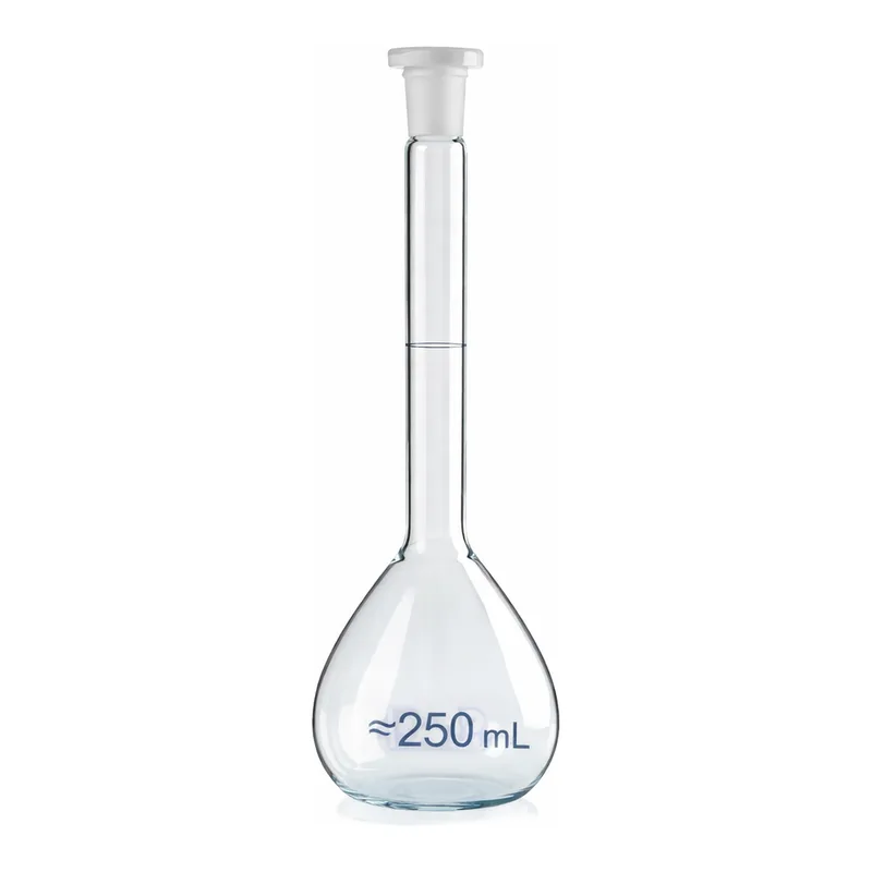 Merck BRAND BLAUBRAND volumetric flask, PP stopper, clear glass