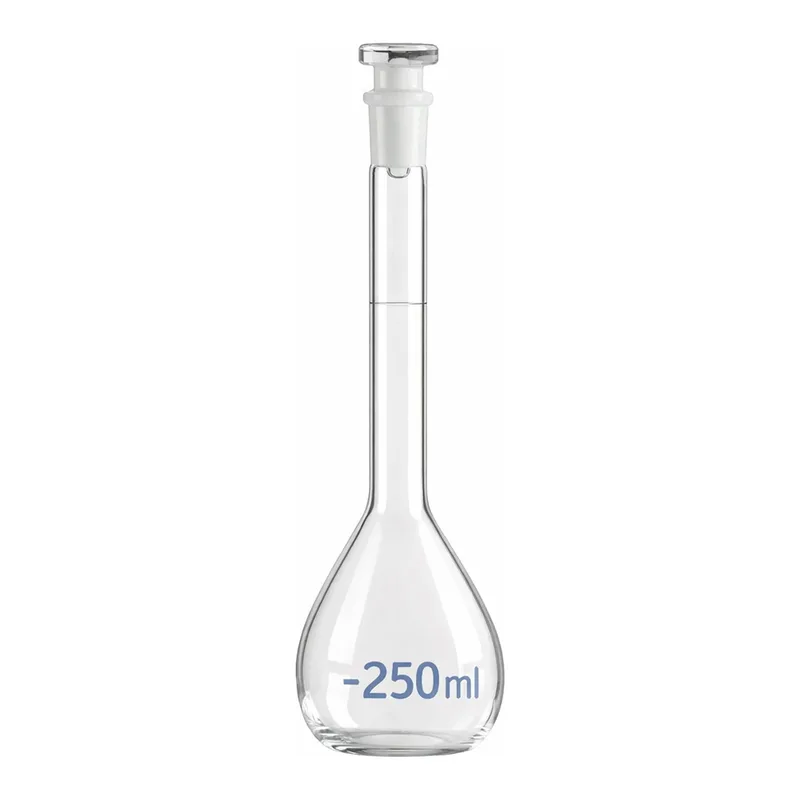 Merck BRAND BLAUBRAND volumetric flask, glass stopper, clear glass