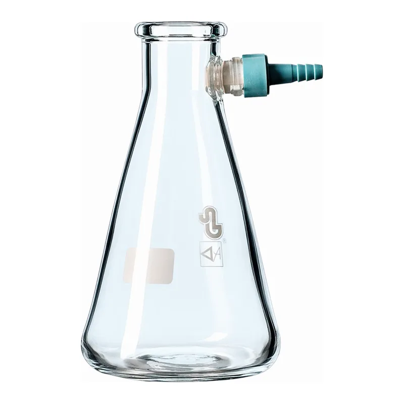 Merck Duran filtering flask, with Keck assembly set