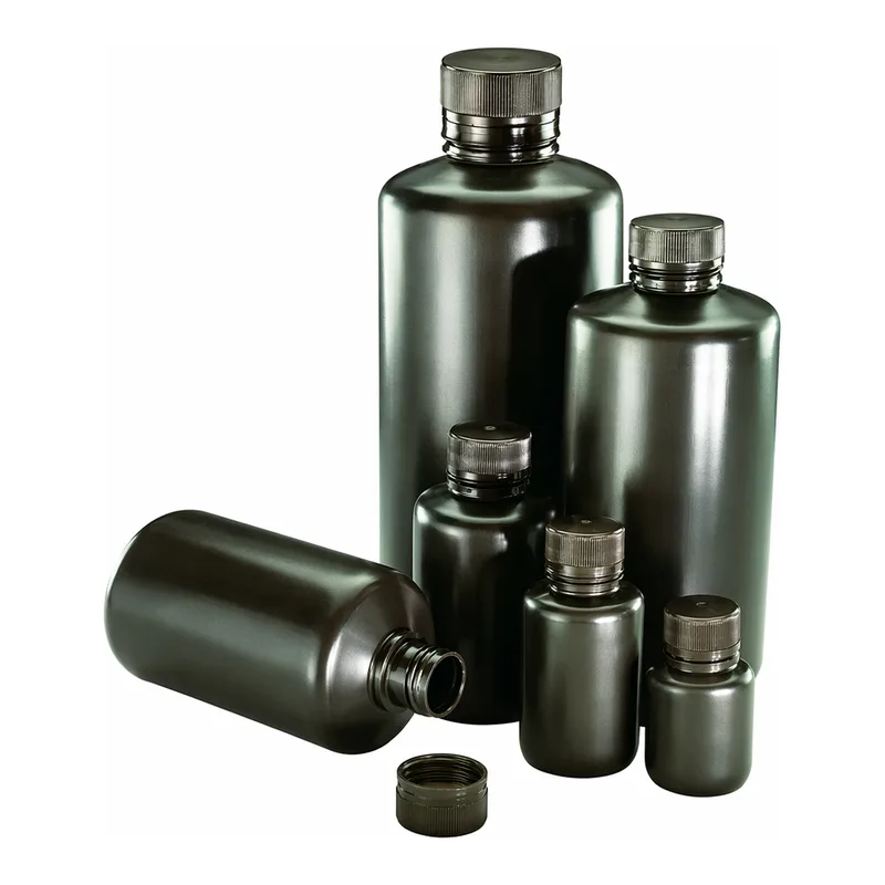 Merck Nalgene narrow-mouth bottles