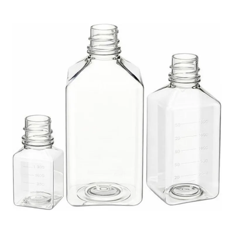 Merck Nalgene square graduated media bottle