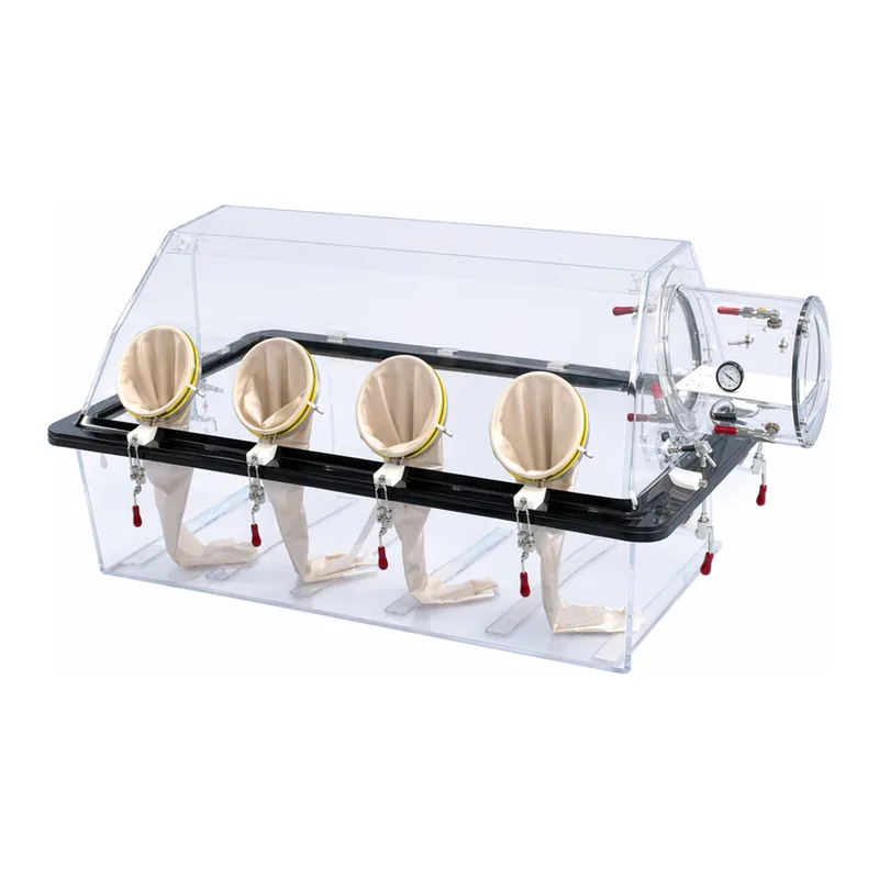 Merck Plas-Labs basic multi-station glove box