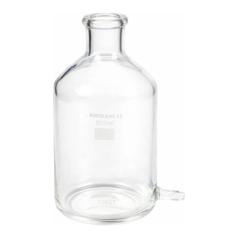 Merck Pyrex aspirator bottle with outlet for tubing