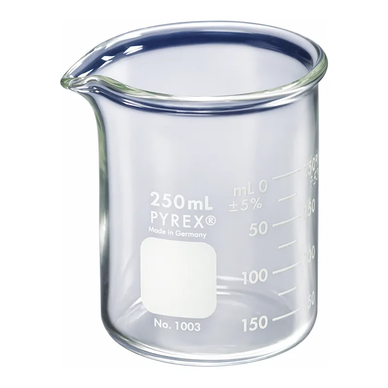 Merck Pyrex graduated beaker, heavy duty