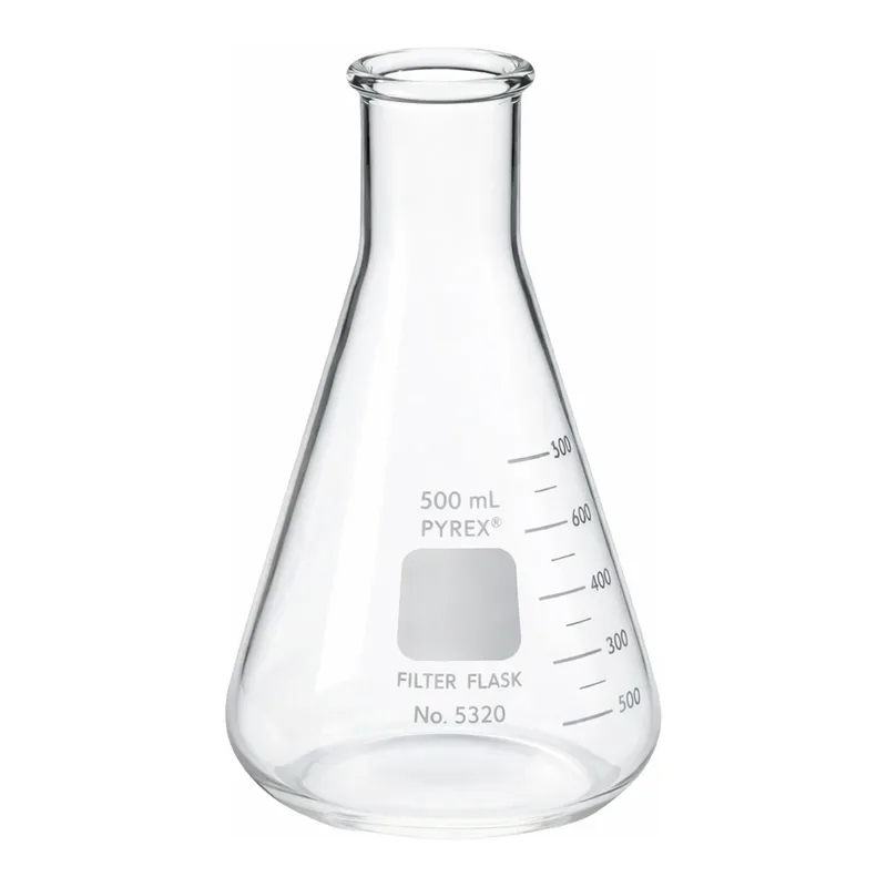 Merck Pyrex heavy-wall graduated filtering flask