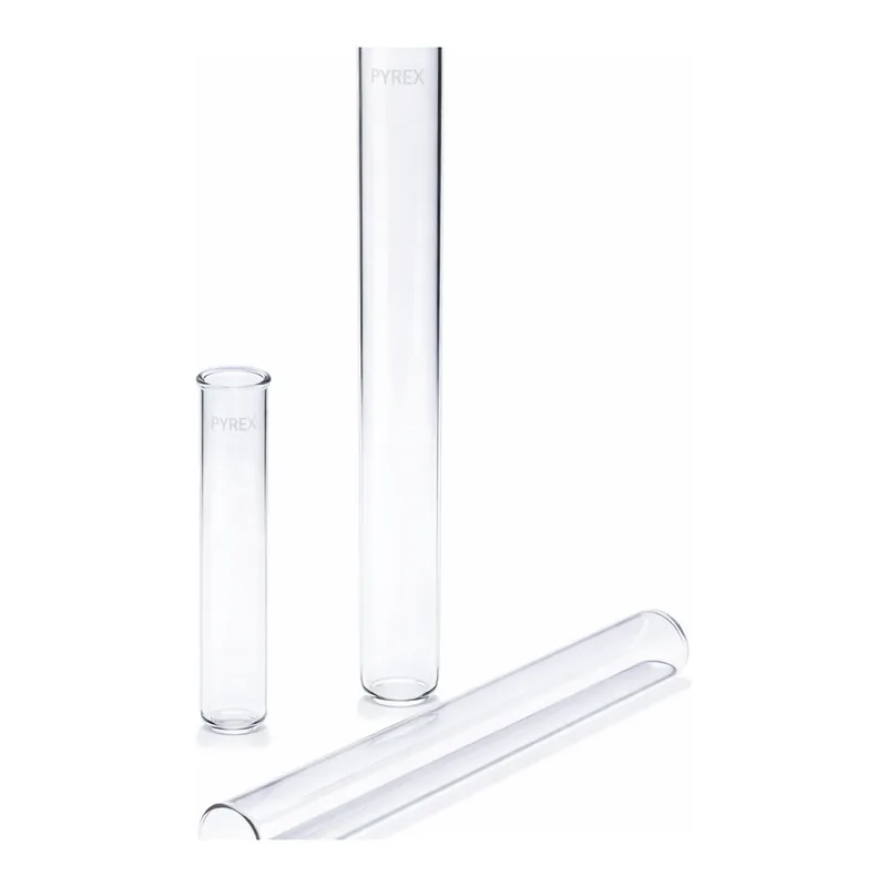 Merck Pyrex Test tubes, with rim, medium wall