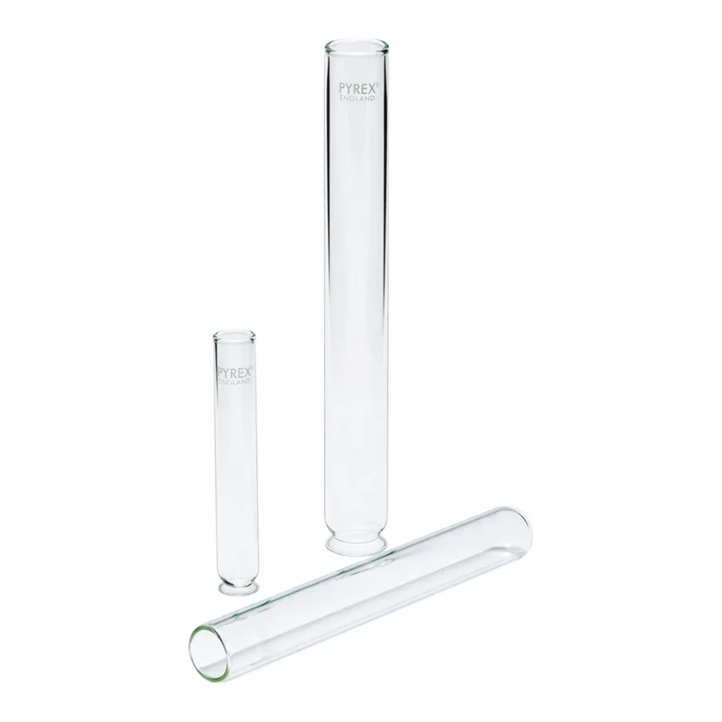 Merck Pyrex Test tubes, without rim, medium wall