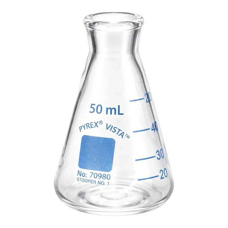 Merck Pyrex VISTA Erlenmeyer flask, narrow-mouth