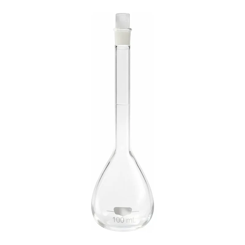 Merck Pyrex volumetric flask, class A with Pyrex ST stopper