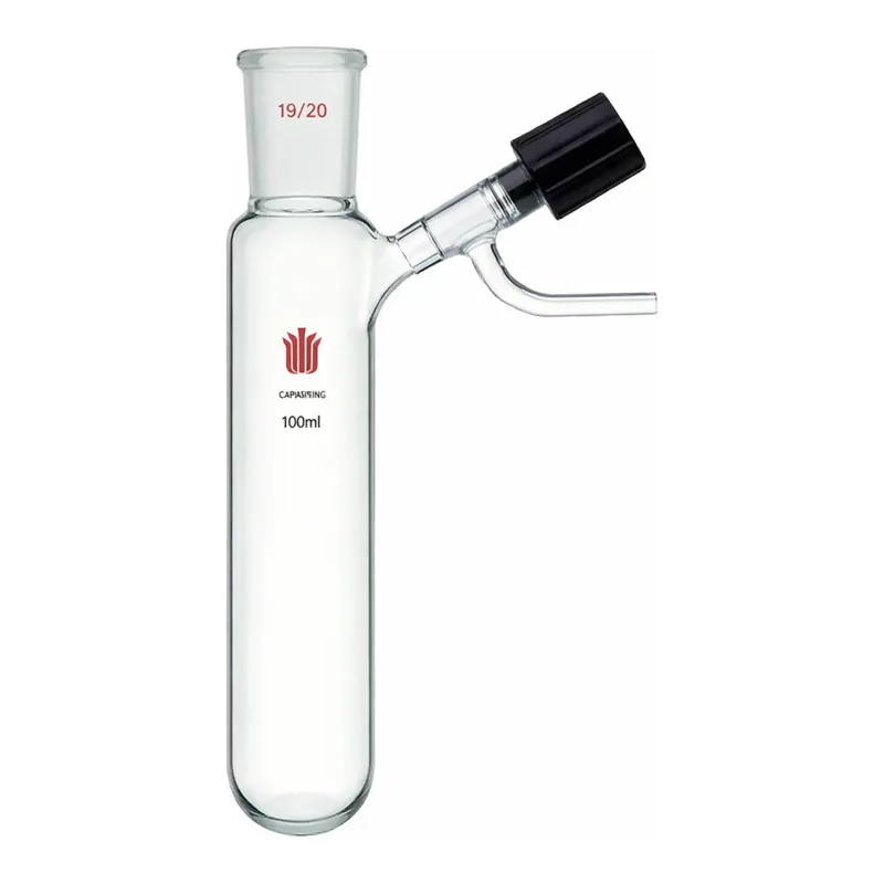 Merck Synthware reaction tube with high vacuum valve