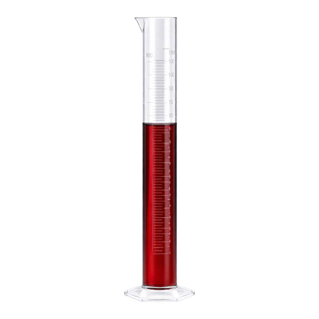 Merck BRAND graduated cylinder, PMP, embossed scale