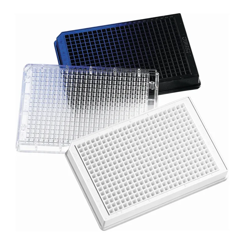 Merck Corning 1536 well plate, with generic barcode