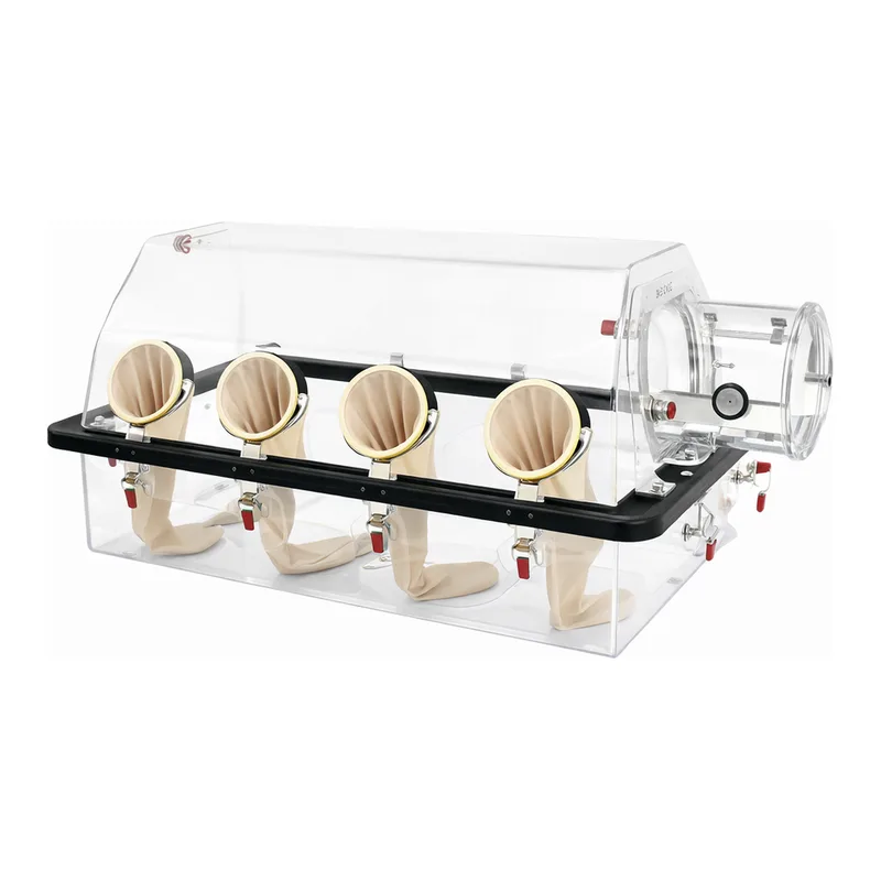 Merck Plas-Labs basic multi-station glove box