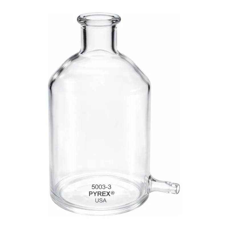 Merck Pyrex aspirator bottle with outlet for tubing