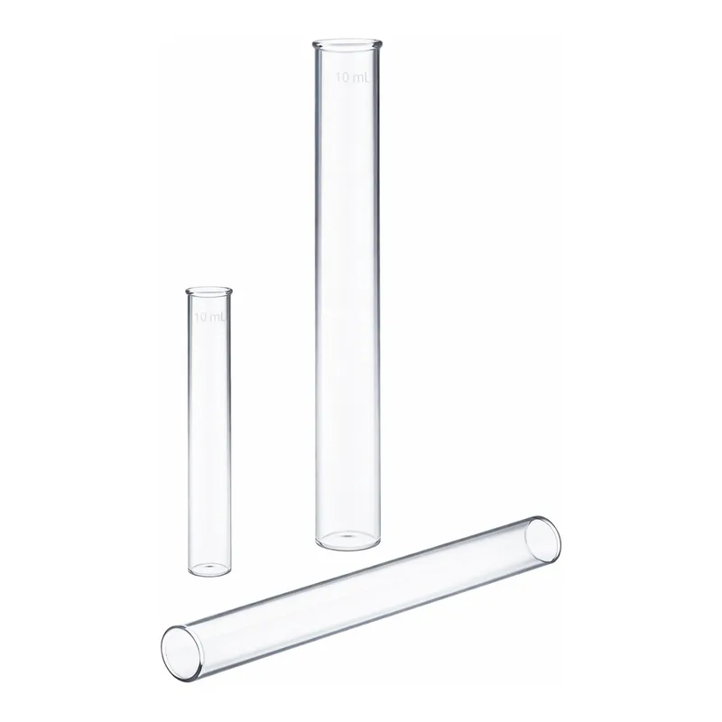 Merck Pyrex glass test tubes without rim, medium wall