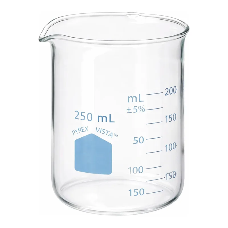 Merck Pyrex VISTA Griffin beakers