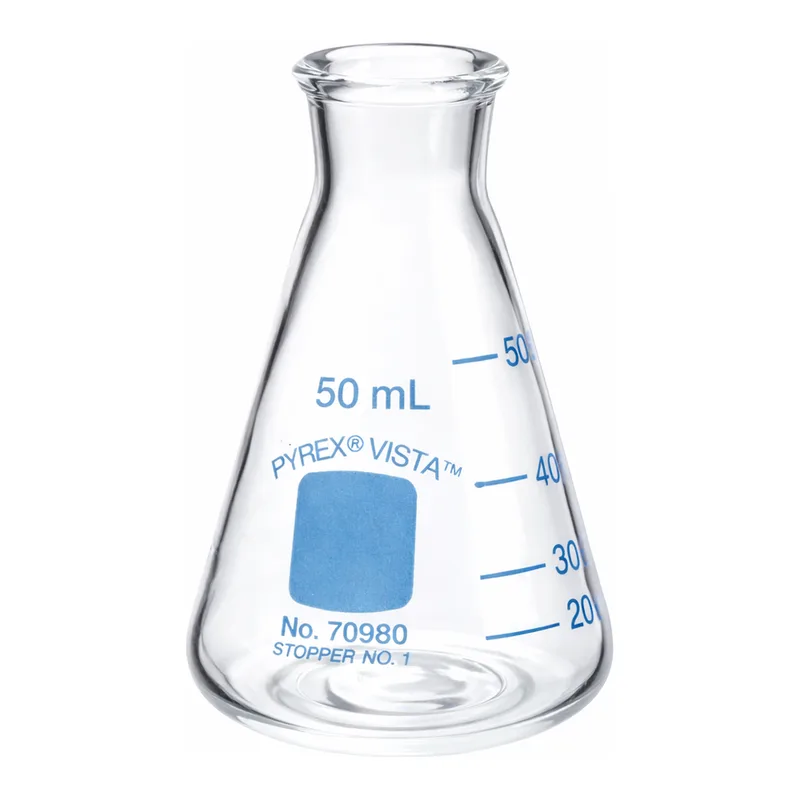 Merck Pyrex VISTA Erlenmeyer flask, narrow-mouth