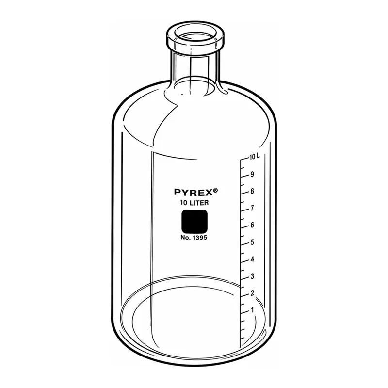 Merck PYREXPLUS coated solution bottles