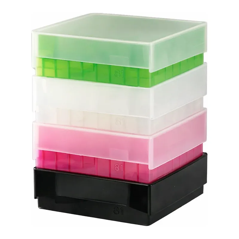 Merck 81-Well microtube storage box, for 1.5-2.0 mL tubes