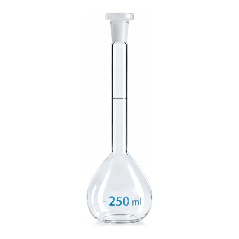 Merck BRAND BLAUBRAND volumetric flask, PP stopper, clear glass