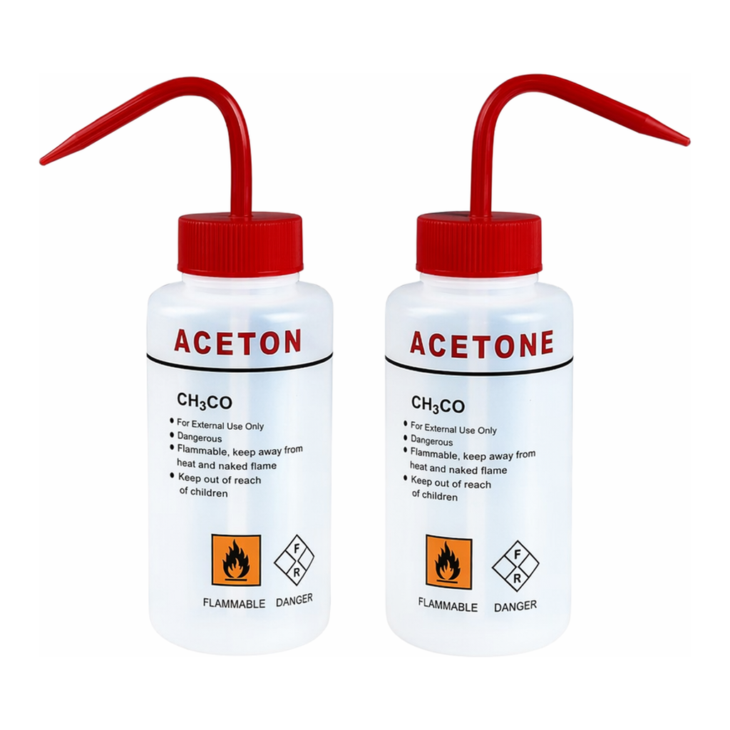 Merck BRAND wash bottle, wide-mouth, labelled, LDPE