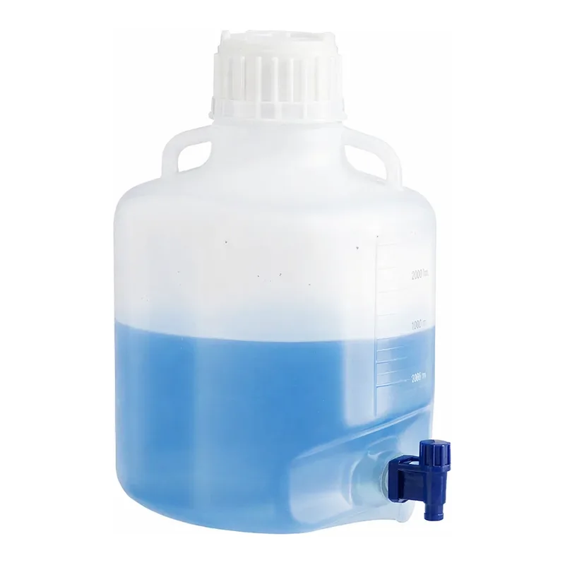 Merck Nalgene round carboy with spigot