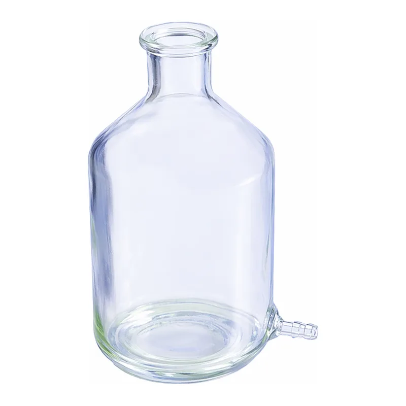 Merck Pyrex aspirator bottle with outlet for tubing