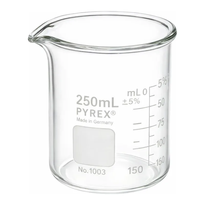 Merck Pyrex graduated beaker, heavy duty