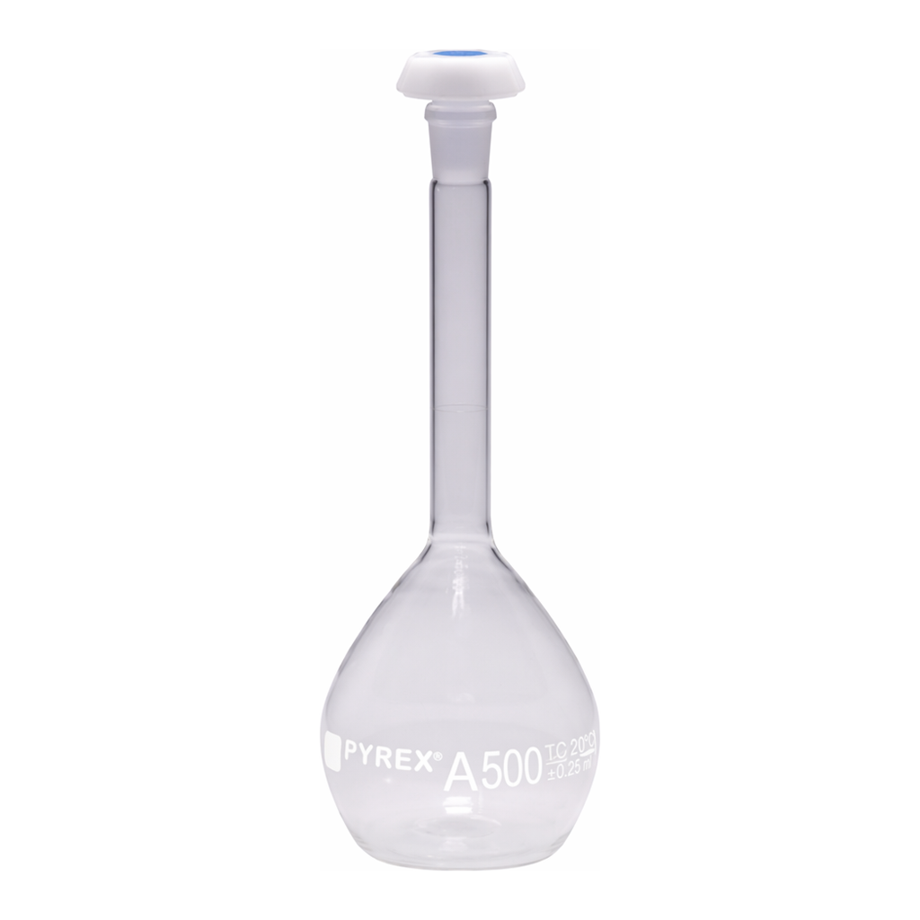 Merck Pyrex Volumetric flask, heavy duty, class A, USP/ISO/DIN tolerances
