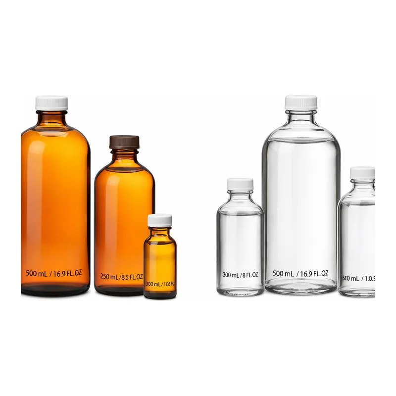 Merck Wheaton narrow mouth bottles with caps