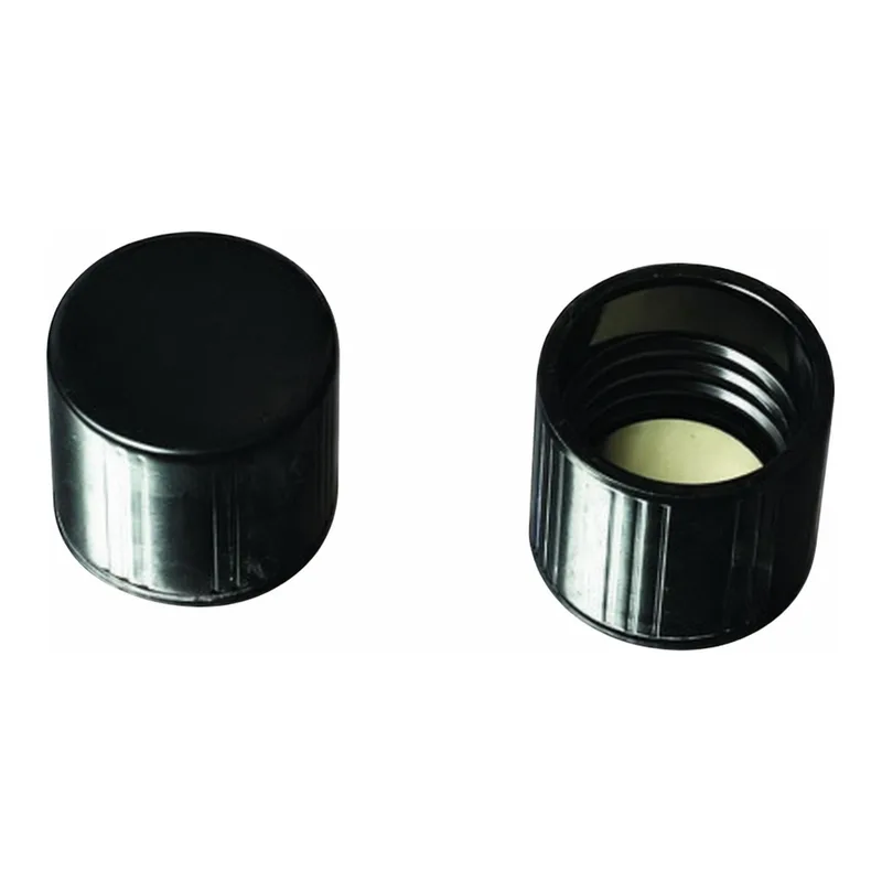 Merck Corning phenolic cap with white rubber liner