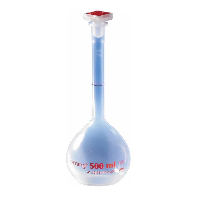 Merck Corning reusable volumetric flask, Class A