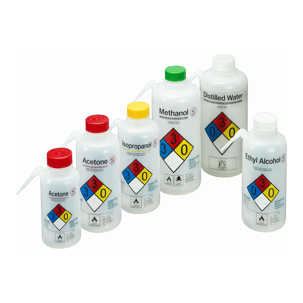 Merck Nalgene vented Unitary safety wash bottle