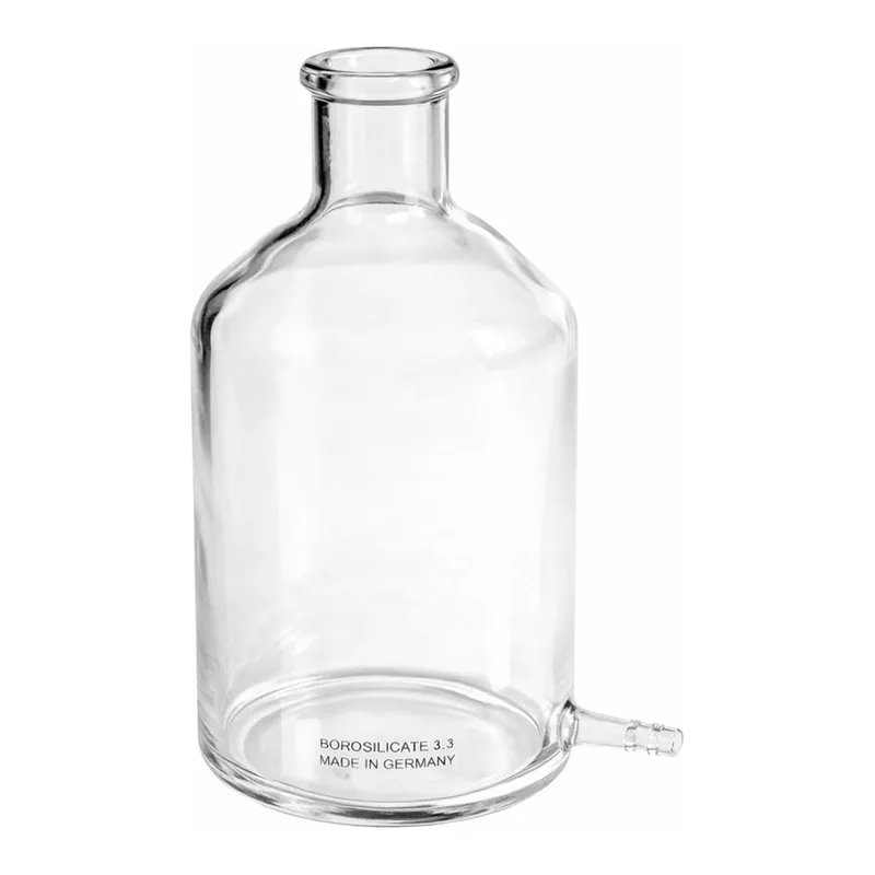 Merck Pyrex aspirator bottle with outlet for tubing