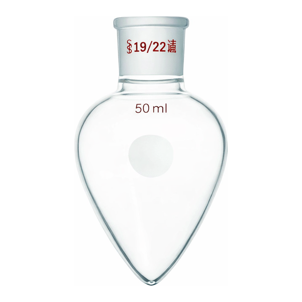 Merck Synthware pear shaped flask
