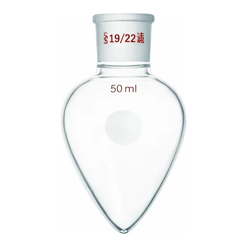 Merck Synthware pear shaped flask