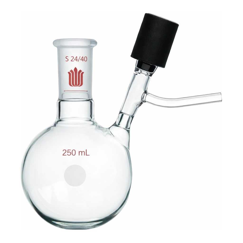 Merck Synthware reaction flask with high vacuum valve