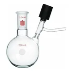 Merck Synthware reaction flask with high vacuum valve