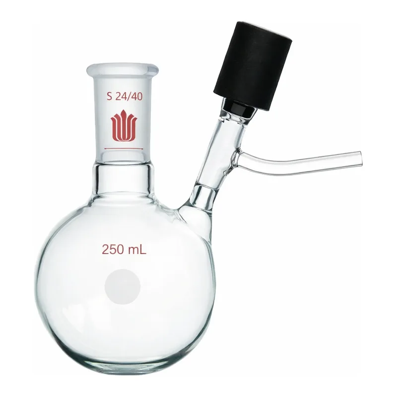 Merck Synthware reaction flask with high vacuum valve
