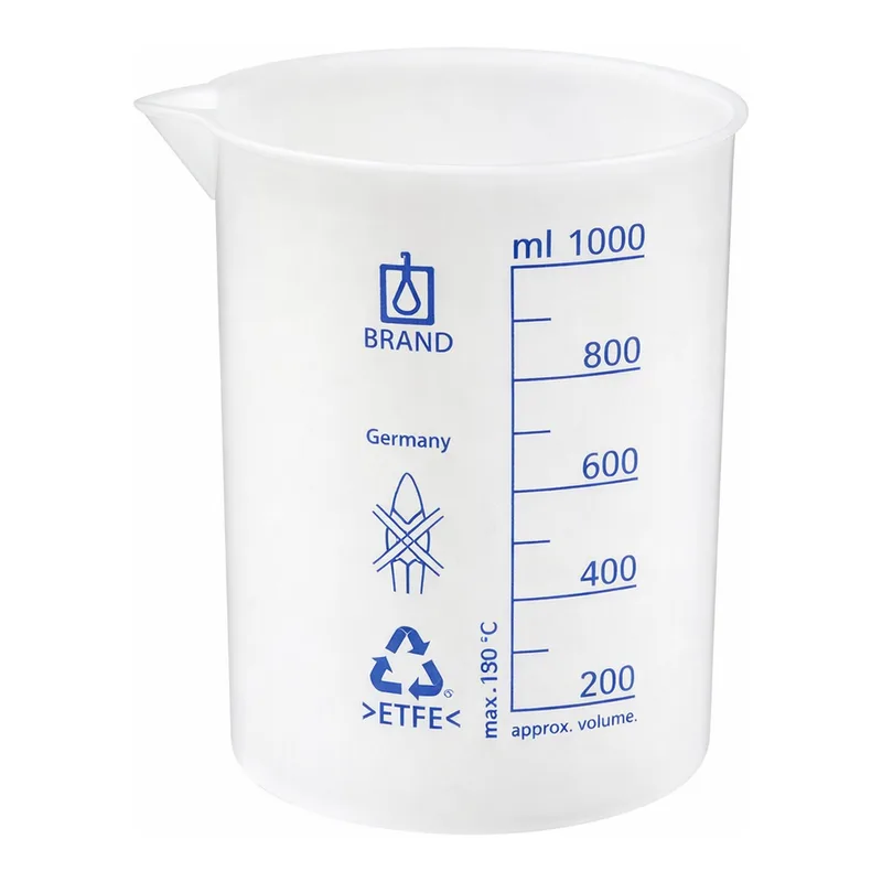Merck BRAND ETFE beaker with spout, low form
