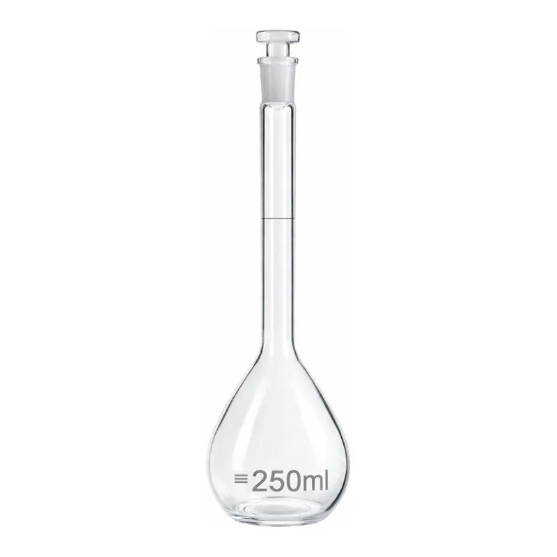 Merck BRAND BLAUBRAND volumetric flask, glass stopper, clear glass