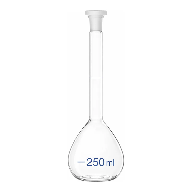Merck BRAND BLAUBRAND volumetric flask, PP stopper, clear glass