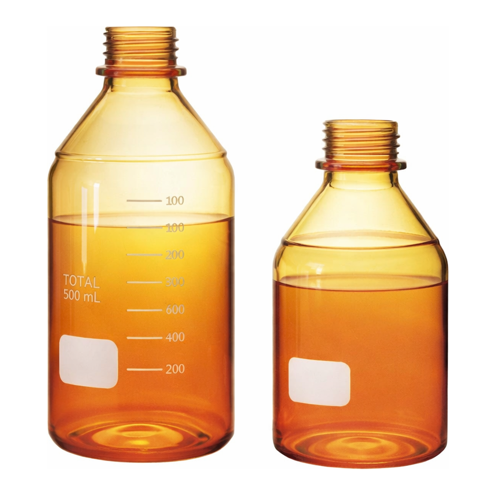 Merck Duran graduated laboratory bottles, without caps