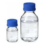 Merck Duran laboratory bottles, with caps