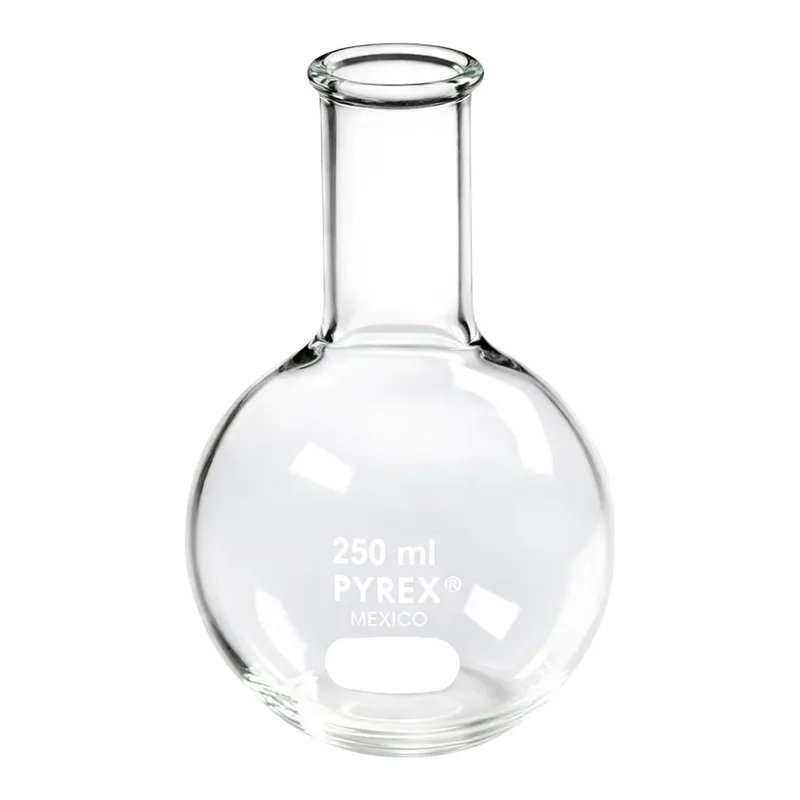 Merck Pyrex Florence flat-bottom flask