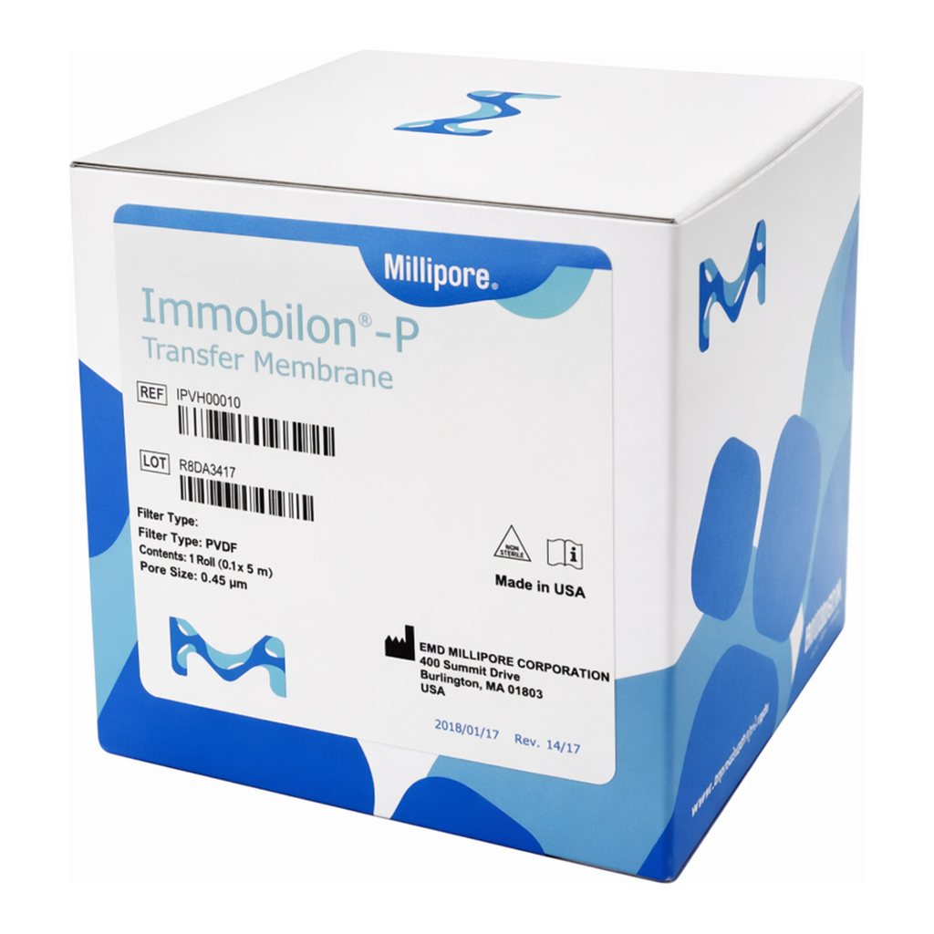 Merck Immobilon-P Membrane, PVDF, 0.45 m, 8.5 cm x 10 m roll