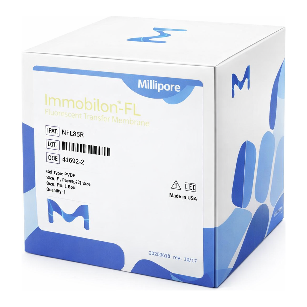 Merck Immobilon-FL PVDF, 0.45 m, 8.5 cm x 10 m roll