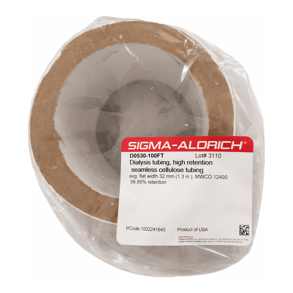 Merck Dialysis tubing, high retention seamless cellulose tubing