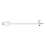 Merck Synthware(TM) chromatography column with reservoir, spherical joint and PTFE stopcock
